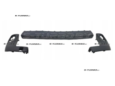Накладки заднего бампера (комплект) без отв. под парктроники