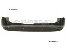 Бампер задний (черный) текстурный, с отв. под парктроники, 2014-2018