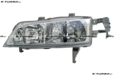 Передняя фара (левая) JAPAN-type/USA-type, гладкое стекло