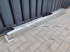 Порог (левый) полный профиль, заводской штамп