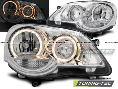 Передние фары ANGEL EYES CHROME