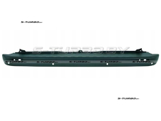 Бампер задний (черный) с отв. под парктроники, центральная часть