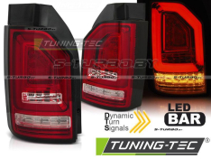 Задние фонари RED WHITE SEQ LED BAR OEM BULB, 1 ДВЕРЬ