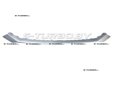 Накладка переднего бампера, серебряная