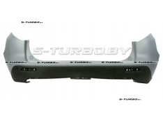 Бампер задний (грунтованный) без отв. под парктроники, верхняя часть