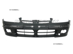 Бампер передний (черный) с отв. под противотуманки