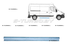 Порог (правый) под боковой сдвижной двери, без выхода на стойки, средняя / длинная/ maxi длинная база, заводской штамп