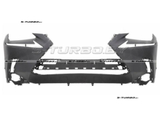 Бампер передний (грунтованный) без отв. под омыватели, без отв. под парктроники, 2018-2021