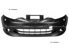 Бампер передний (черный) с отв. под омыватели, с отв. под парктроники