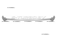 Молдинг переднего бампера (серебряный) 2014-2017