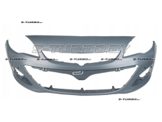 Бампер передний (грунтованный) с отв. под парктроники, без отв. под омыватели