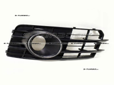 Решетка в бампер (левая) с отв. под противотуманку