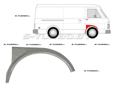 Арка передняя, задняя часть, под дверь (правая) заводской штамп