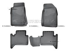 Коврики модельные полиуретановые в салон (высокий борт), 5 мест
