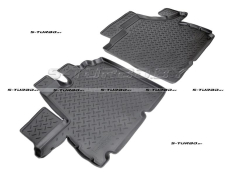 Коврики модельные полиуретановые в салон (высокий борт), передние, 3-х местн.