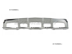 Спойлер переднего бампера, хром