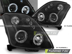 Передние фары ANGEL EYES BLACK