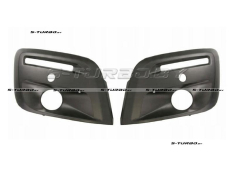 Решетки в бампер (левая+правая) с отв. под противотуманку, с отв. под парктроник