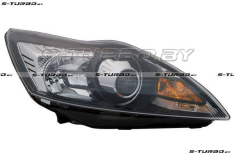 Передняя фара (правая) xenon, темная с хром уголком