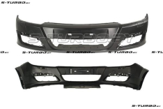 Бампер передний (черный) с отв. под омыватели