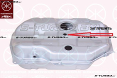 Топливный бак (бензин) 2002-2005 (если заглушить 1 отверстие, смотрите фото)