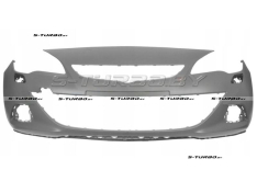 Бампер передний (грунтованный) с отв. под омыватели, с отв. под парктроники