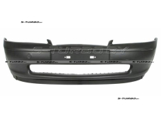 Бампер передний (грунтованный) без отв. под противотуманки, со спойлером