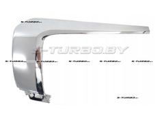 Накладка переднего бампера (левая) хром, верхняя