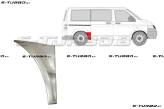 Крыло заднее (правое) передняя часть (до колеса) короткая база, заводской штамп