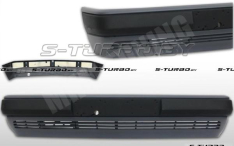 Бампер передний (серый) 1984-1989, в сборе, версия с кондиционером