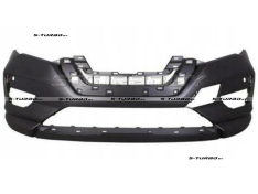 Бампер передний (черный) без отв. под омыватели, с отв. под парктроники