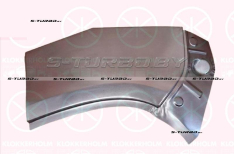 Арка задняя (левая) верхняя часть, заводской штамп