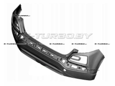 Бампер задний (черный) с отв. под парктроники, 2017-2020