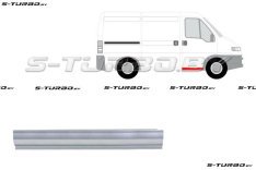 Порог (правый) под переднюю дверь, заводской штамп