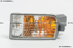 Указатель поворота в бампер (левый) белый