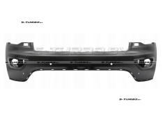 Бампер передний (грунтованный) с отв. под омыватели, с отв. под парктроники, c 2017