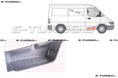 Ступень передней двери (правой) высокая, с усилителем, заводской штамп
