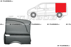 Крыло заднее (левое) над колесом (версия с сдвижной дверью) короткая база, до крыши (без выреза под стекло) заводской штамп