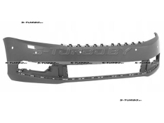 Бампер передний (грунтованный) с отв. под омыватели, с отв. под парктроники, EURO-TYPE
