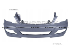 Бампер передний (грунтованный) с отв. под противотуманки, без отв. под парктроники