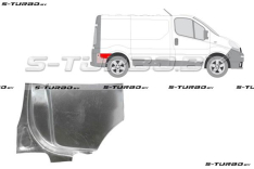 Крыло заднее (правое) задняя часть (за колесом) заводской штамп