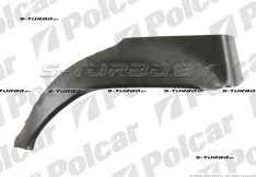 Арка задняя (левая) внутренняя часть, заводской штамп