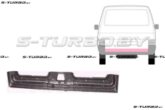 Дверь задняя (хлопушка) нижняя внутренняя часть, заводской штамп