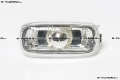 Повторитель поворота (левый=правый) белый, прозрачное стекло