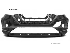 Бампер передний (черный) с отв. под омыватели, с отв. под парктроники