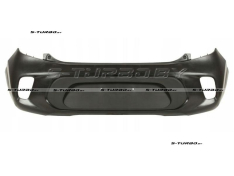 Бампер задний (черный) с решеткой