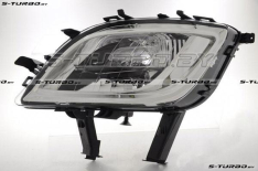 Противотуманная фара + поворот (левая) хром