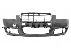 Бампер передний (грунтованный) без отв. под омыватели, с отв. под парктроники