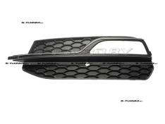 Решетка в бампер (левая) c отв. под противотуманку, для версии s-line