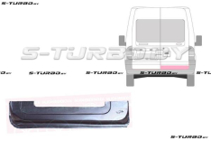 Дверь задняя (правая) распашная, внутренняя часть, заводской штамп